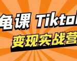 龟课·TikTok变现实战训练营线上第1期，多种变现模式，轻松赚美刀