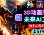 利用未来Ai工具LeiaPix，静态图转换3D动画，Lexica和Chat GPT制作精彩视频