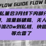 “嗨推私董会3月线下内部分享视频，流量新破局、无人直播导流20w到私域、快团团等太香了