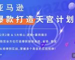 亚马逊爆款打造天宫计划，5大核心逻辑+案例展示，助你全方位打造爆款链接高效、省钱、稳定