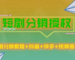 短剧分销授权，收益稳定，门槛低（视频号，抖音，快手）