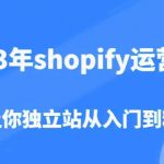 shopify运营课，7天让你独立站从入门到精通（价值1980元