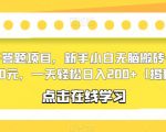 知乎答题项目，新手小白无脑搬砖一单5-10元，一天轻松日入200+【揭秘