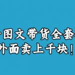 宝哥抖音图文全套玩法，外面卖上千快【揭秘】