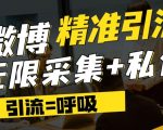 微博最新引流技术，软件提供博文评论采集+私信实现精准引流【揭秘】