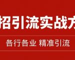 精准引流术：11招引流实战方法，让你私域流量加到爆（11节课完整)