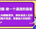 觉醒-做一个通透的强者，让你醍醐灌顶，拥有通透人生的觉醒开悟课，掌握强大的秘密！