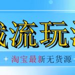 首发价值2980最新淘宝无货源不开车自然流超低成本截流玩法日入300+【揭秘】【1111更新】