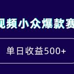 中视频小众爆款赛道，7天涨粉5万+，小白也能无脑操作，轻松月入上万【揭秘】