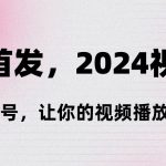 全网首发，2024视频号‘3天起号’，让你的视频播放量剧增