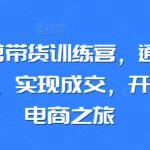 小红书混剪带货训练营，通过小红书搬运混剪，实现成交，开启小红书电商之旅