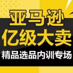 亚马逊亿级大卖-精品选品内训专场，亿级卖家分享选品成功之道