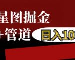 “抖音星图掘金自撸，可以管道也可以自营，日入1k【揭秘】”