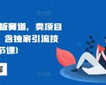 “网创天花板赛道，卖项目月入6个，含独家引流技术(共26节课)”