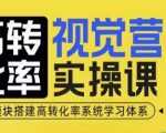 “高转化率·视觉营销实操课，4大模块搭建高转化率系统学习体系”